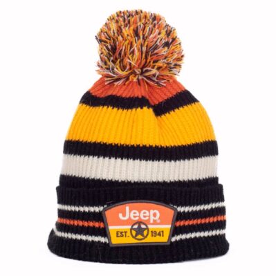 Jeep Established 1941 Embroidered Patch Beanie Cap