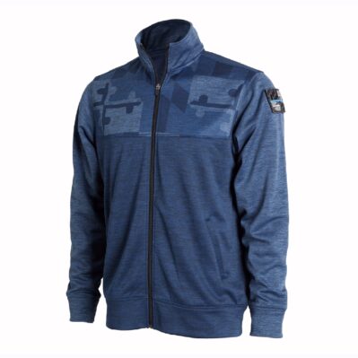 Maryland Flag Tribute Full Zippered Pocketed Blue Jacket