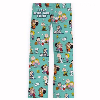 Brief Insanity Peanuts I Love Being Your Friend Lounge Pants Pajamas