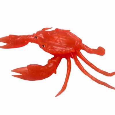 Red Crab Flexible Rubber Squeeky Toy