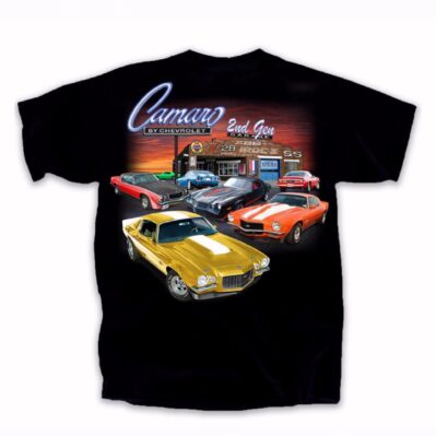 Chevy Chevrolet Camaro Garage 2nd Generation Short Sleeve T-Shirt