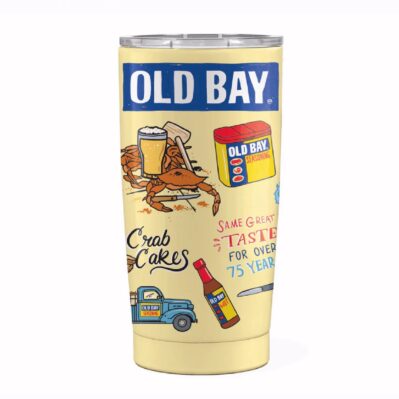 Old Bay Fan Club Memories Metal Hot/Cold 20 Ounce Tumbler