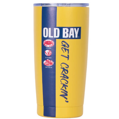 Old Bay Get Crackin' Metal Hot/Cold 20 Ounce Tumbler