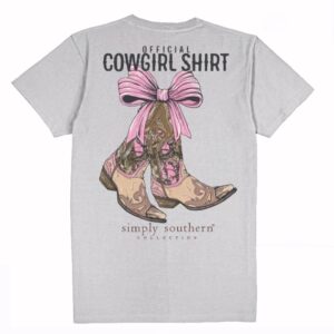 Simply Southern Official Cowgirl Shirt Short Sleeve T-Shirt