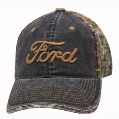 Ford Mossy Oak Camo Embroidered Cap Hat