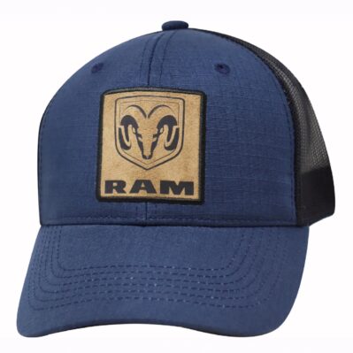 RAM Logo Patch Blue Mesh Cap Hat
