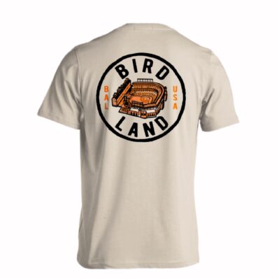 Baltimore Bird Land Sport Team Stadium Short Sleeve T-Shirt