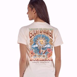 Simply Southern Good Energy Is Contagious Short Sleeve T-Shirt