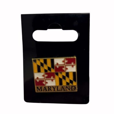Maryland State Flag Lapel Tac Pin 7/8" x 7/8"