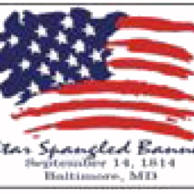 Star Spangled Banner September 14, 1814 Postcard