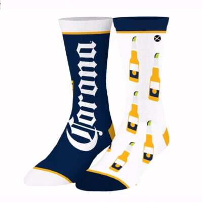 Corona Beer Split Athletic Crew Socks