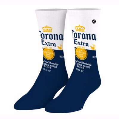 Corona Beer Straight Athletic Crew Socks