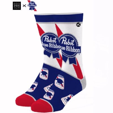 Pabst Beer Athletic Crew Socks
