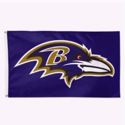 Baltimore Ravens Official 3 Foot x 5 Foot House Flag