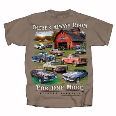 Chevy Chevrolet There's Always Room For One More Pickers Paradise Short Sleeve T-Shirt