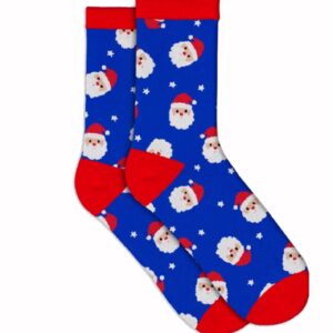 Santa Face Festive Christmas Crew Socks