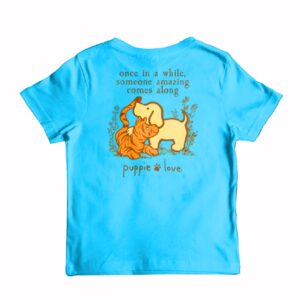 Puppie Love Dog Youth Someone Amazing Comes Along Short Sleeve T-Shirt