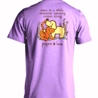 Puppie Love Dog Someone Amazing Comes Along Short Sleeve T-Shirt