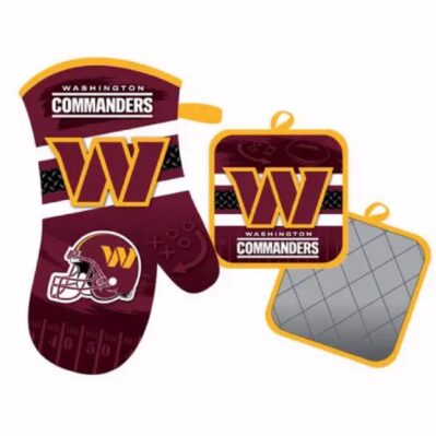 Washington Commanders Oven Mitten and Pot Holder Set