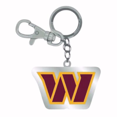 Washington Commanders Diecut Metal Ring Keychain