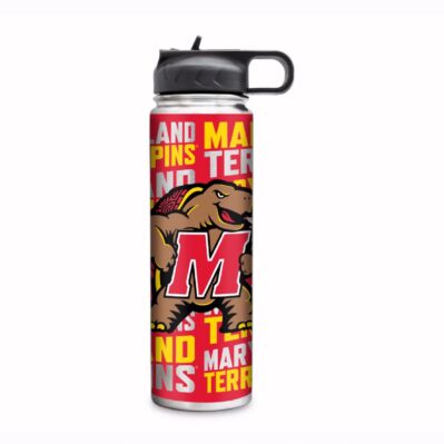 University of Maryland Terrapins Terps 22oz Stainless Steel Metal Drinking Travel Tumbler