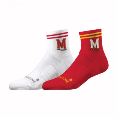 University of Maryland Terrapins Terps Half Calf Knit Socks (set of 2)