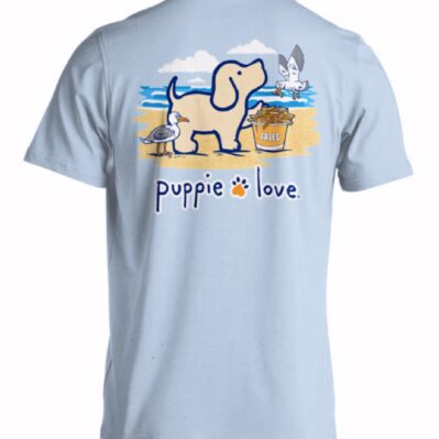 Puppie Love Dog French Fry Pup Short Sleeve T-Shirt