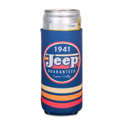 Jeep 1941 Vintage Stripes Insulated Slim Can Holder